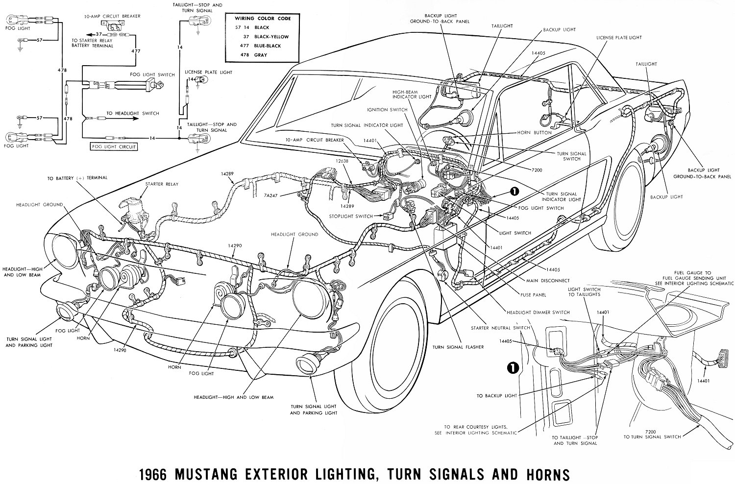 '67 Mustang - GT foglamp install - Vintage Mustang Forums
